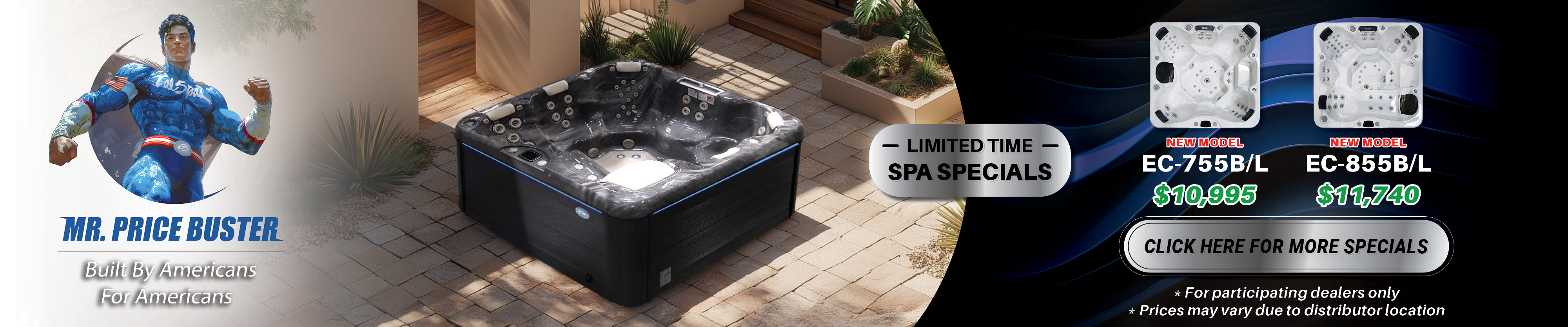 Calspas hot tub being used in a family setting - Davenport